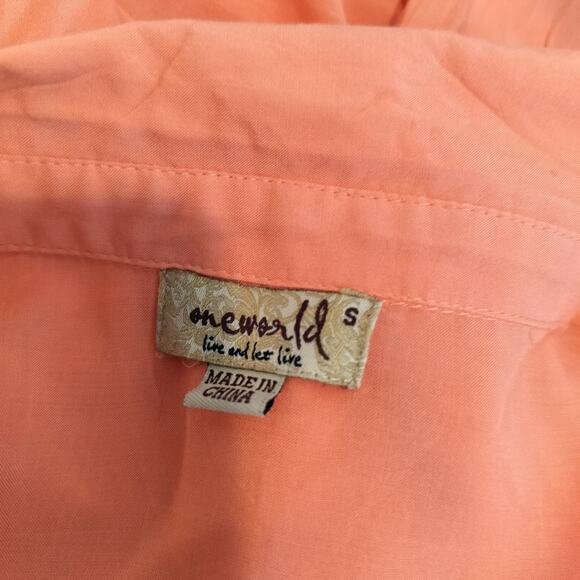 One World Live and Let Live Button Up Shirt - Picture 8 of 8